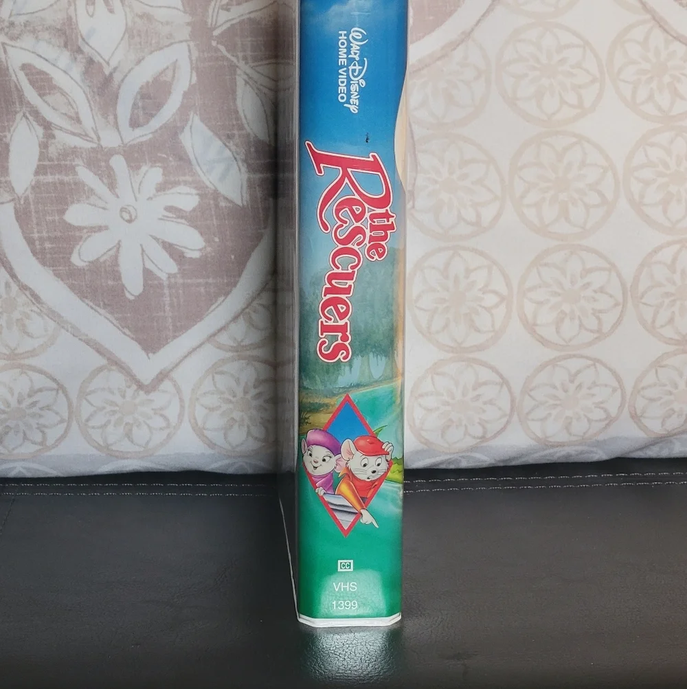 Rare Disney Black Diamond VHS – The Rescuers + Proof of Purchase